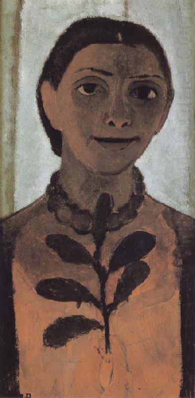 Paula Modersohn-Becker Self-portrait with Amber Necklace china oil painting image